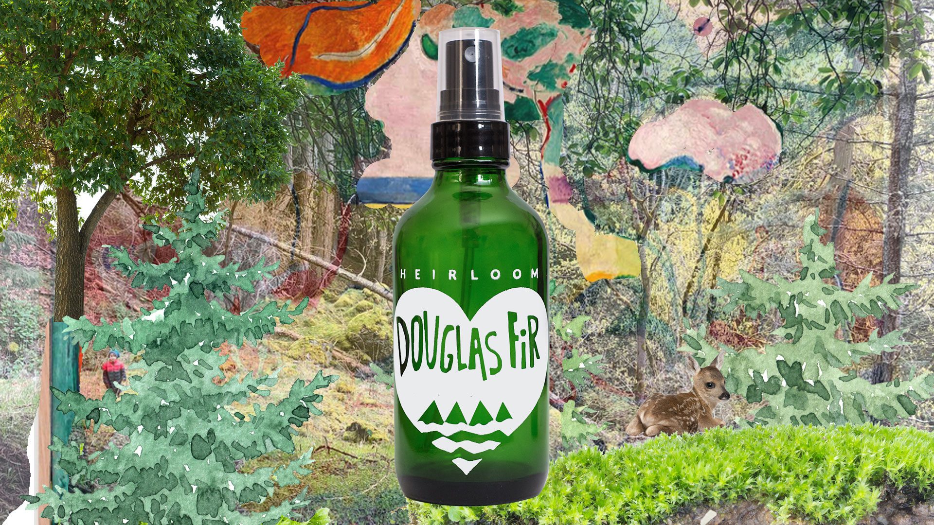 Bottle of Douglas FIr Hydrosol